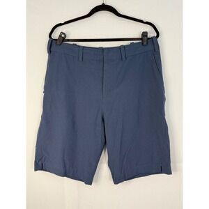 Coolibar Trek Hybrid Short Mens 34 Blue Excellent UPF 50+ Sun Protection Stretch